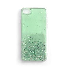 WOZINSKY Star Glitter silikonové pouzdro na iPhone XR green