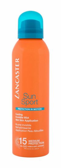 Lancaster 200ml sun sport cooling invisible mist spf15