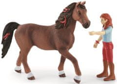 Schleich 42539 Zrzka Hannah s pohyblivými klouby na koni