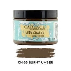 Aladine Křídová barva Cadence Very Chalky 150 ml - burnt umber umbra pálená