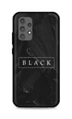 TopQ Kryt LUXURY Samsung A32 pevný Black 61814