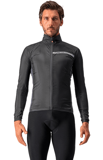 Castelli Squadra Stretch bunda šedá XL