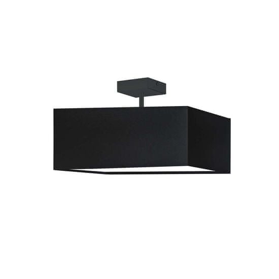 LYSNE.PL Plafond ALBA 40 cm x 40 cm, 3xE27 dno, černy rám