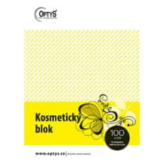 Optys 1279 - Kosmetický blok, karbon, A5, 100 l.