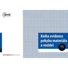 Optys 1244 - Kniha evidence pohybu mat. A4, 96 l.