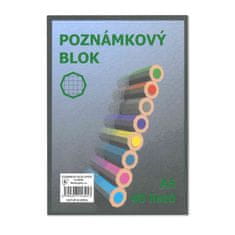 Vikpap Poznámkový blok A5 čtvereček, 40 l. - 20 balení