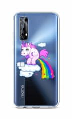 TopQ Kryt Realme 7 silikon Rainbow Disaster 62089