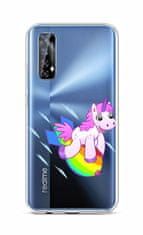 TopQ Kryt Realme 7 silikon Flying Unicorn 62086