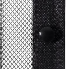 Greatstore Dveřní závěsy proti hmyzu 2 ks s magnety černé 220 x 100 cm