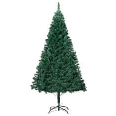 Greatstore Umělý vánoční stromek s hustými větvemi zelený 120 cm PVC