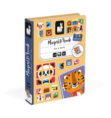 Janod Magnetická kniha Magnetibook zvířata Puzzle