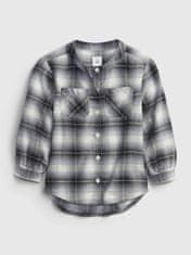 Gap Dětská košile oversized flannel shirt 3YRS