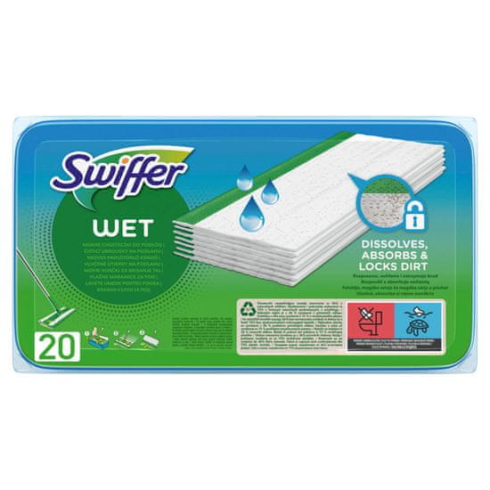 Swiffer Čisticí Ubrousky na podlahu Sweeper s Citrus Fresh vůní x20