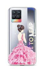 TopQ Kryt Realme 8 silikon Pink Princess 61507
