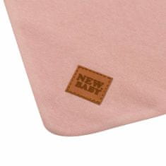 NEW BABY Kojenecký bavlněný šátek na krk Favorite růžový S - S