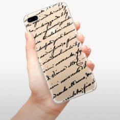 iSaprio Silikonové pouzdro - Handwriting 01 - black pro Apple iPhone 7 Plus / 8 Plus