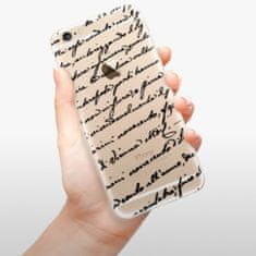 iSaprio Silikonové pouzdro - Handwriting 01 - black pro Apple iPhone 6 Plus