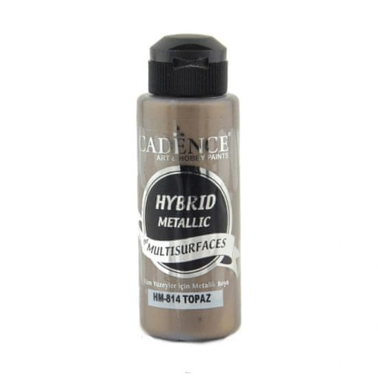 Aladine Metalická barva na všechny povrchy Cadence Hybrid Metallic 70 ml - topaz hnědá topaz