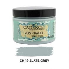 Aladine Křídová barva Cadence Very Chalky 150 ml - slate grey břidlicově šedá