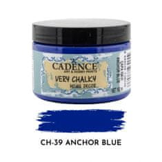 Aladine Křídová barva Cadence Very Chalky 150 ml - anchor blue námořnická modrá