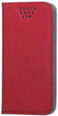 MobilMajak Pouzdro / obal na telefon univerzální 5,5-5,7" červené - knížkové Smart Magnet