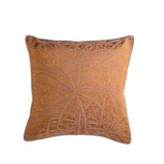 CASAMANCE Dekorační polštář PALEM 45 x 45 cm, orange brule