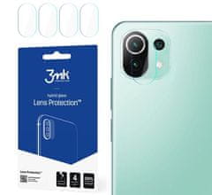 3MK Hybridní sklo Lens ochrana kamery pro Xiaomi Mi 11 Lite 4G/5G / Mi 11 Lite 5G NE (4ks)