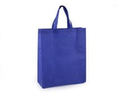 Kraftika 1ks 4 modrá nákupní taška z netkané textilie 34x40cm