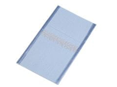 Kraftika 1ks 5 modrá sv. stříbrná kapsa na příbory s větvičkou 12x21