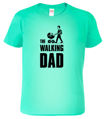 Hobbytriko Tričko pro tátu - The Walking Dad Barva: Military (69), Velikost: M