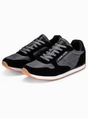 OMBRE Pánské sneakers boty T310 - černá - 41