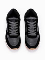 OMBRE Pánské sneakers boty T310 - černá - 41