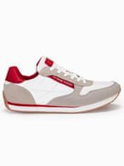 OMBRE Pánské sneakers boty T310 - béžová - 40