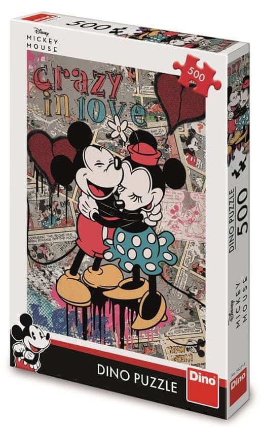 Dino Mickey retro puzzle 500 dílků