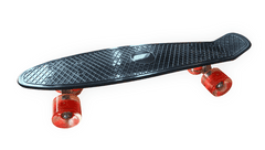 Pennyboard s LED kolečky, 56 cm BLACK/RED S-161