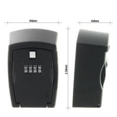 Rottner Key Protect box na klíče černá | Mechanický | 9 x 13 x 6 cm