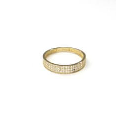 Pattic Prsten ze žlutého zlata a zirkony AU 585/000 1,35 gr ARP034001Y-56