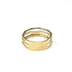 Pattic Prsten ze žlutého zlata a zirkony AU 585/000 2,30 gr ARP058201-54