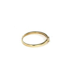 Pattic Prsten ze žlutého zlata s akvamarínem AU 585/000 1,05 gr LMG08301BLY-55