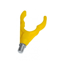 DAEMONS rohatinka plastová s čepem W3/8" žlutá varianta: zadní "U"