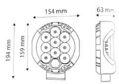 TT Technology Přídavné přední LED světlo s denním svícením, napětí 12/24V