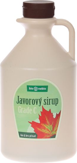 Bionebio Bio javorový sirup 100% Grade C 1l