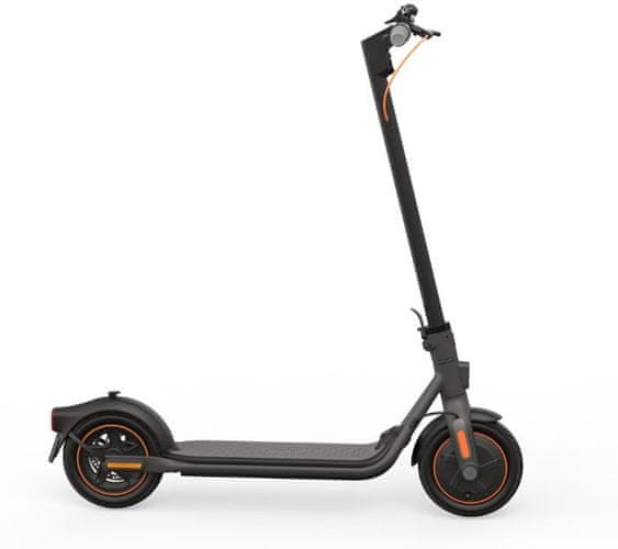 Elektrická koloběžka Segway Ninebot Kickscooter F40E, dlouhý dojezd, velká baterie, velké pneumatiky, rekuperace výkonná elektrokoloběžka