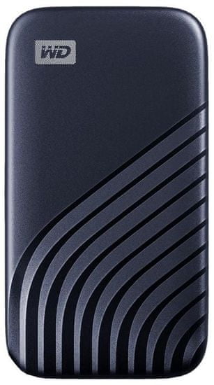 Western Digital My Passport - 2TB, modrá (WDBAGF0020BBL-WESN)