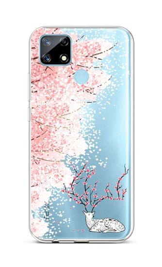 TopQ Kryt Realme 7i silikon Blooming Deer 62460