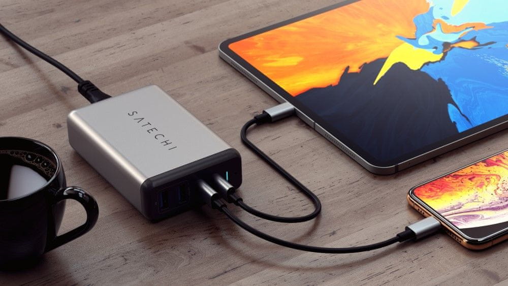 Satechi 75W Dual Type-C PD Travel Charger