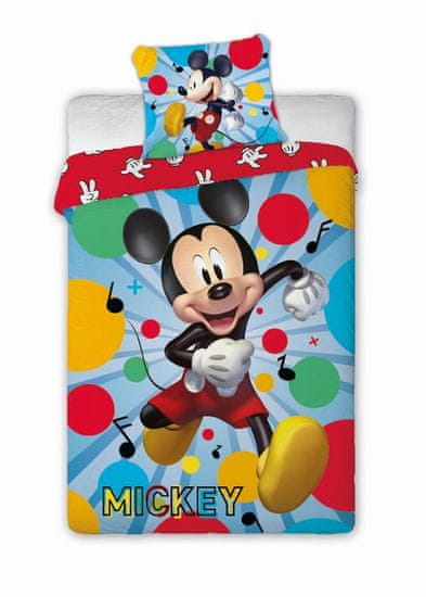 Faro Povlečení Mickey Happy Bavlna, 140/200, 70/90 cm