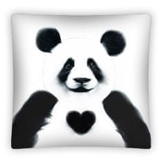 HOME DECOR Povlak na polštářek Panda micro 40/40