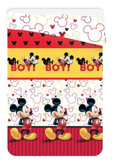 Jerry Fabrics Letní prošívaná deka Mickey 180/260 cm