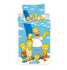 Jerry Fabrics Povlečení Simpsons Family Clouds 02 140/200